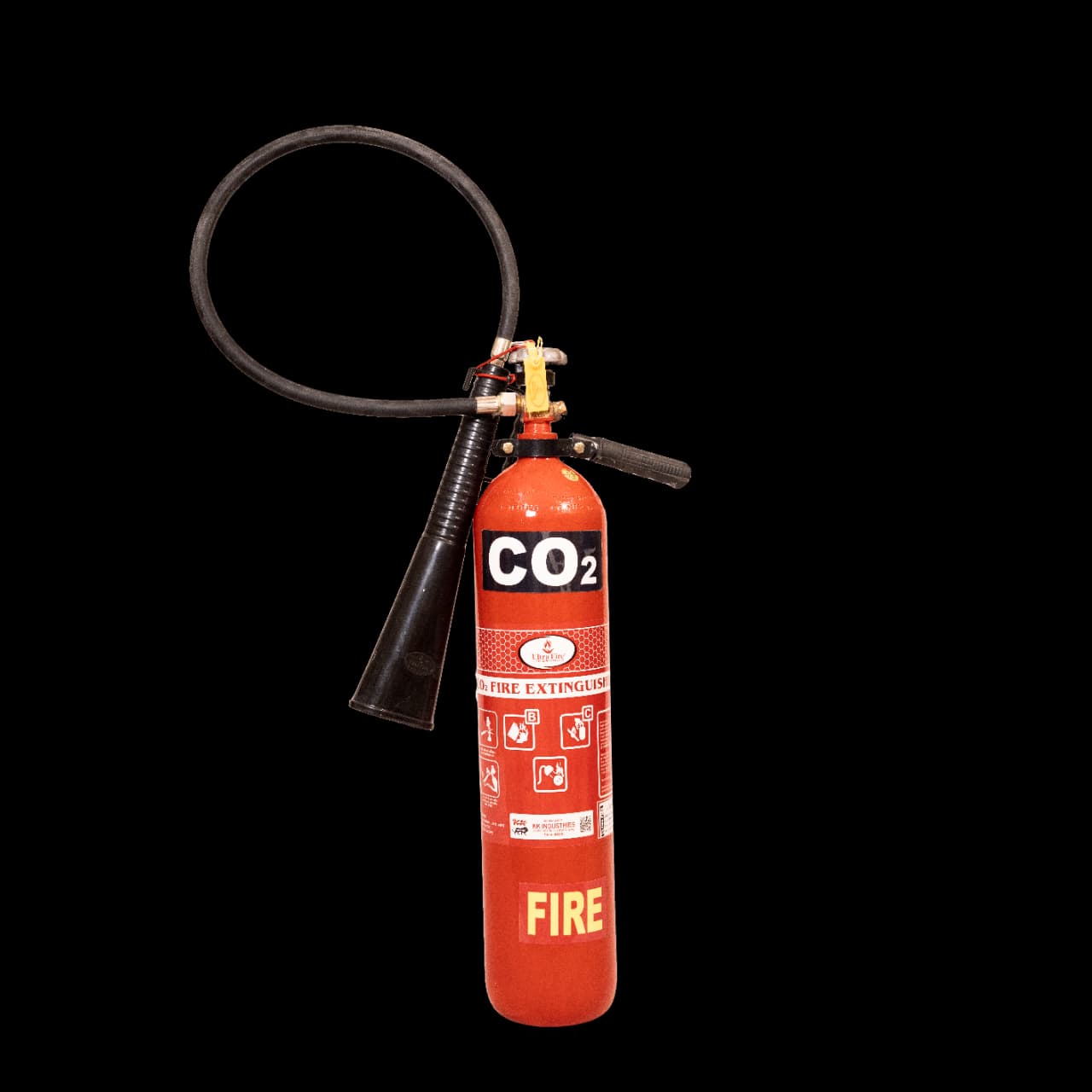 Co 2 Gas Base Portable Fire Extinguisher Distributor in Guwahati, Assam, India