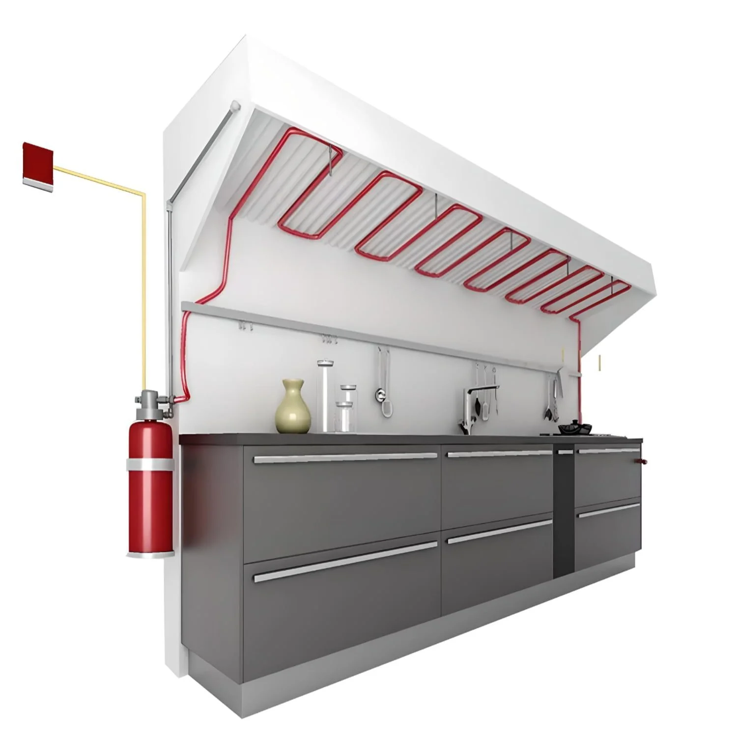 Kitchen Hood Automatic Suppression System Distributor in Guwahati, Assam, India